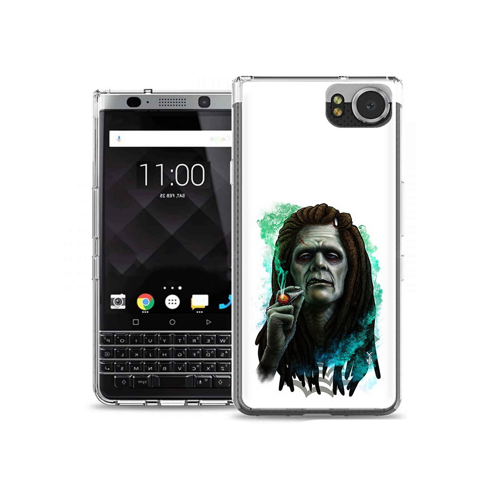 

Чехол MyPads Tocco для BlackBerry KeyOne зеленый мужчина с сигаретой, Tocco