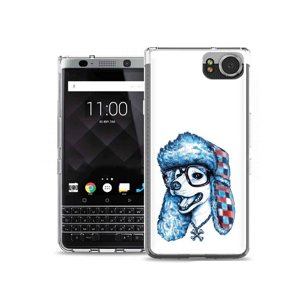 

Чехол MyPads Tocco для BlackBerry KeyOne зимний пес, Tocco