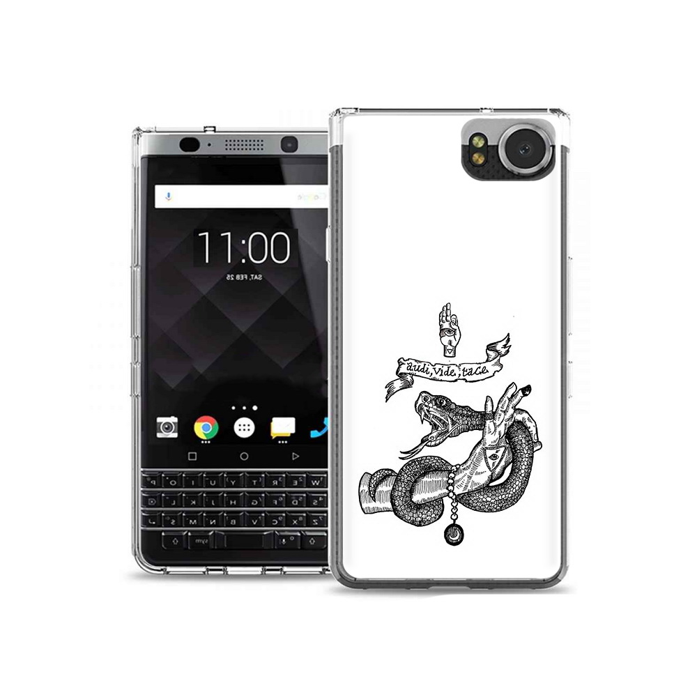 

Чехол MyPads Tocco для BlackBerry KeyOne змея на руке рисунок, Tocco