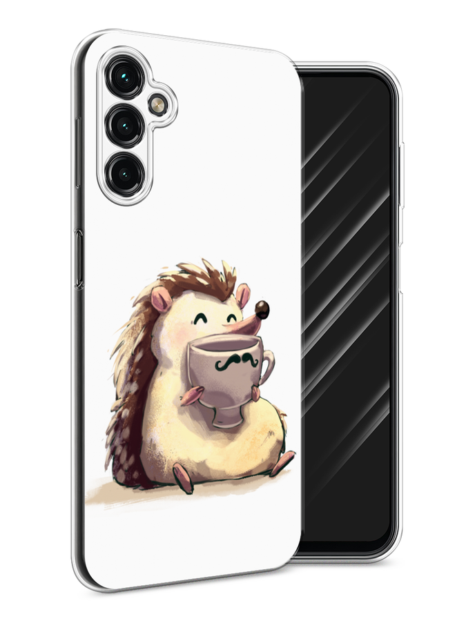 

Чехол Awog на Samsung Galaxy A24 "Еж кофеман", Белый;коричневый;бежевый, 2108050-10