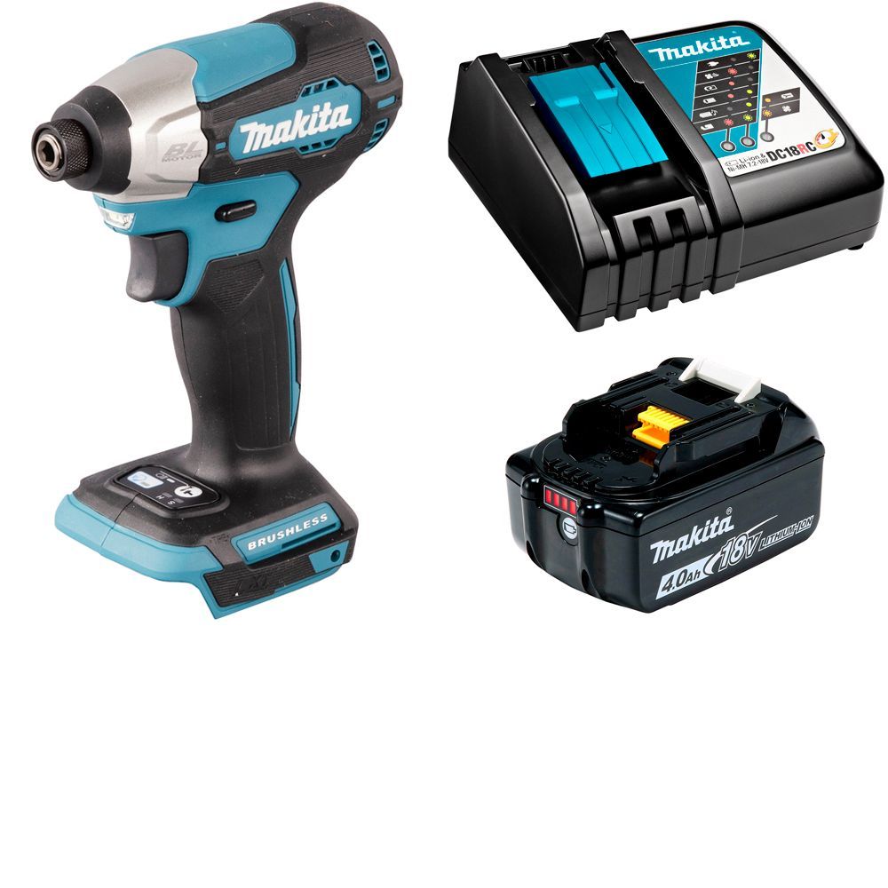 

Аккумуляторный ударный шуруповерт LXT 18В, акк 4Ач и з/у, Makita DTD157RM, DTD157RM