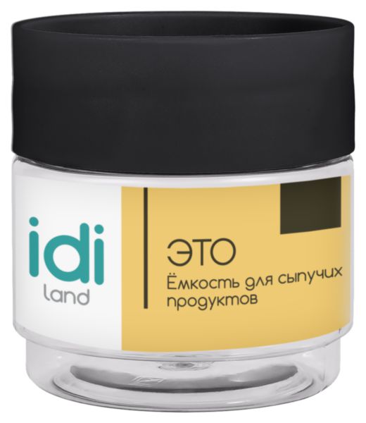 

емкость для сыпучих продуктов Idiland Asti 0,5 л, Прозрачный
