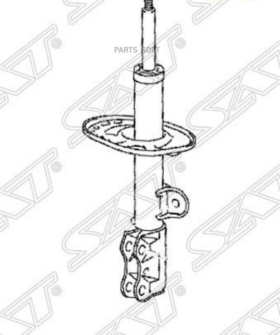 

Стойка Передняя Toyota Rav4 05- Rh (правый) Sat арт. ST-48510-80287