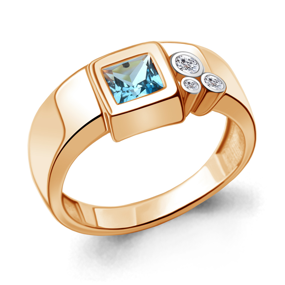 

Кольцо из серебра р. , AQUAMARINE 6960805А_925_з, 6960805А_925_з
