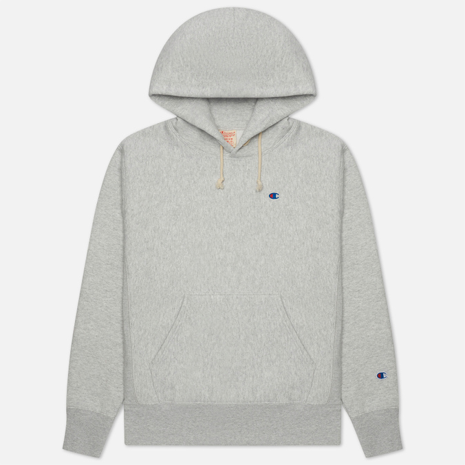 

Худи мужское Champion Reverse Weave 216496-EM004 серое S, 216496-EM004