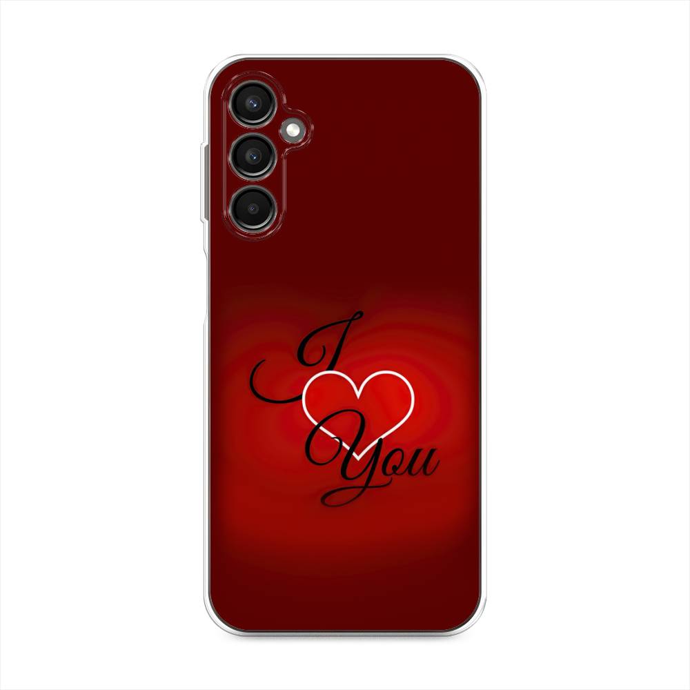 

Чехол Awog на Samsung Galaxy A24 "I love you 3", Красный;бордовый;черный, 2108050-6