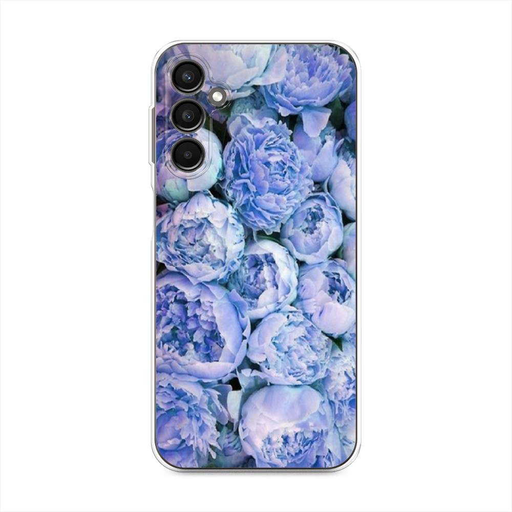 

Чехол Awog на Samsung Galaxy A24 "Пионы голубые", Голубой, 2108050-8
