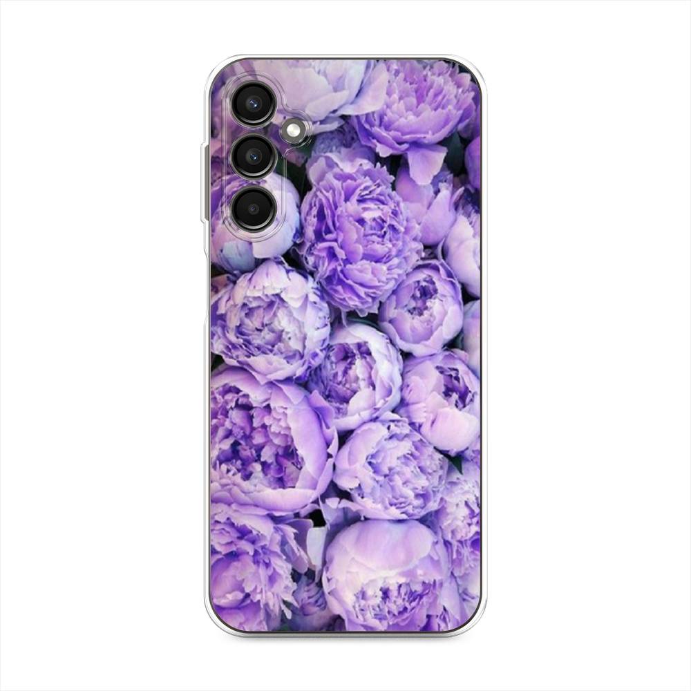 

Чехол Awog на Samsung Galaxy A24 "Пионы сиреневые", Фиолетовый;голубой, 2108050-8