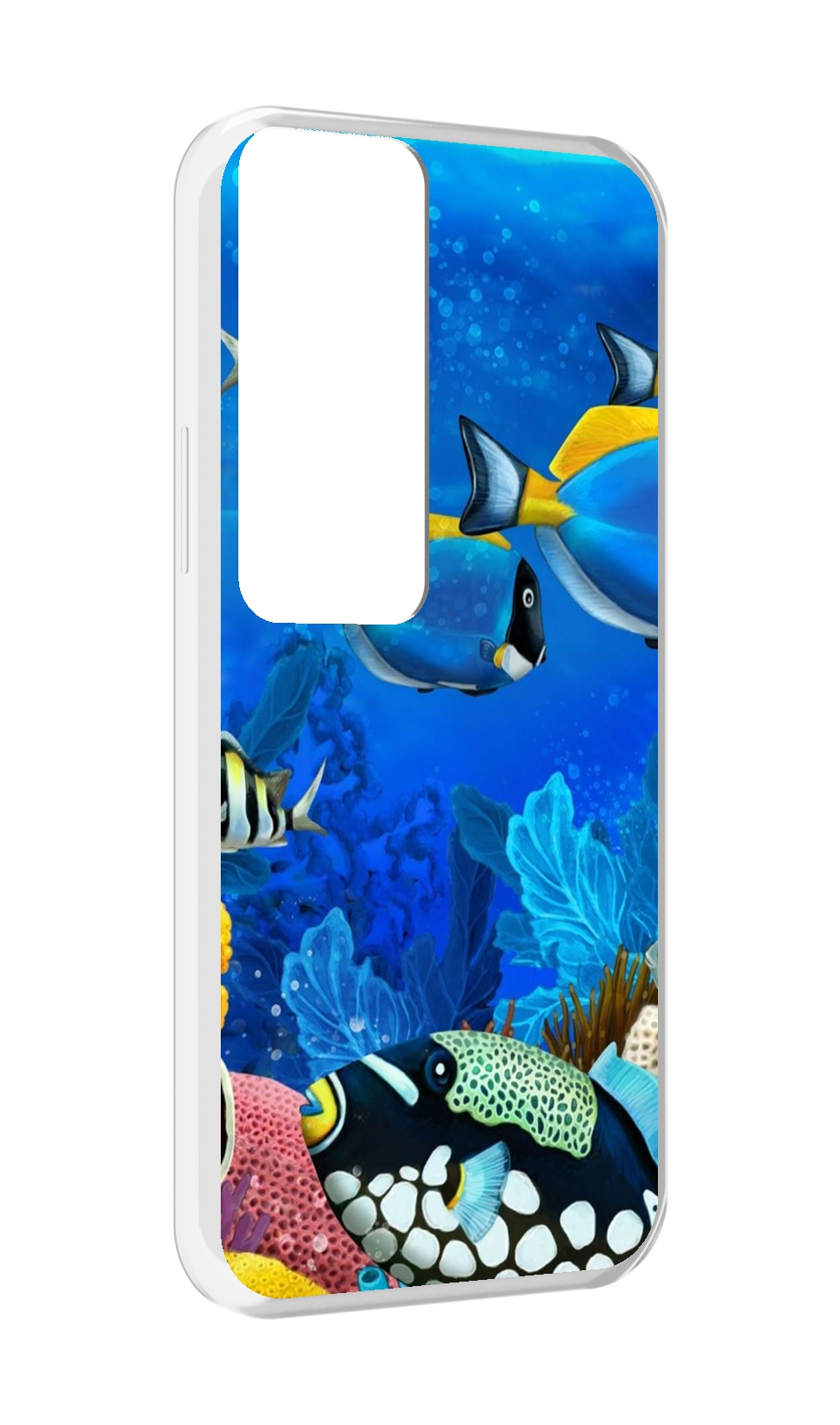 

Чехол MyPads Рыбки для Tecno Pova Neo 2, Прозрачный, Tocco