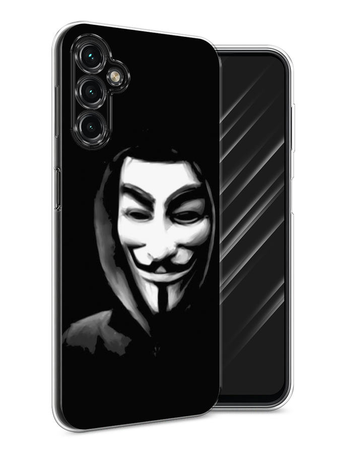 

Чехол Awog на Samsung Galaxy A24 "Анонимус", Черный;серый;белый, 2108050-5