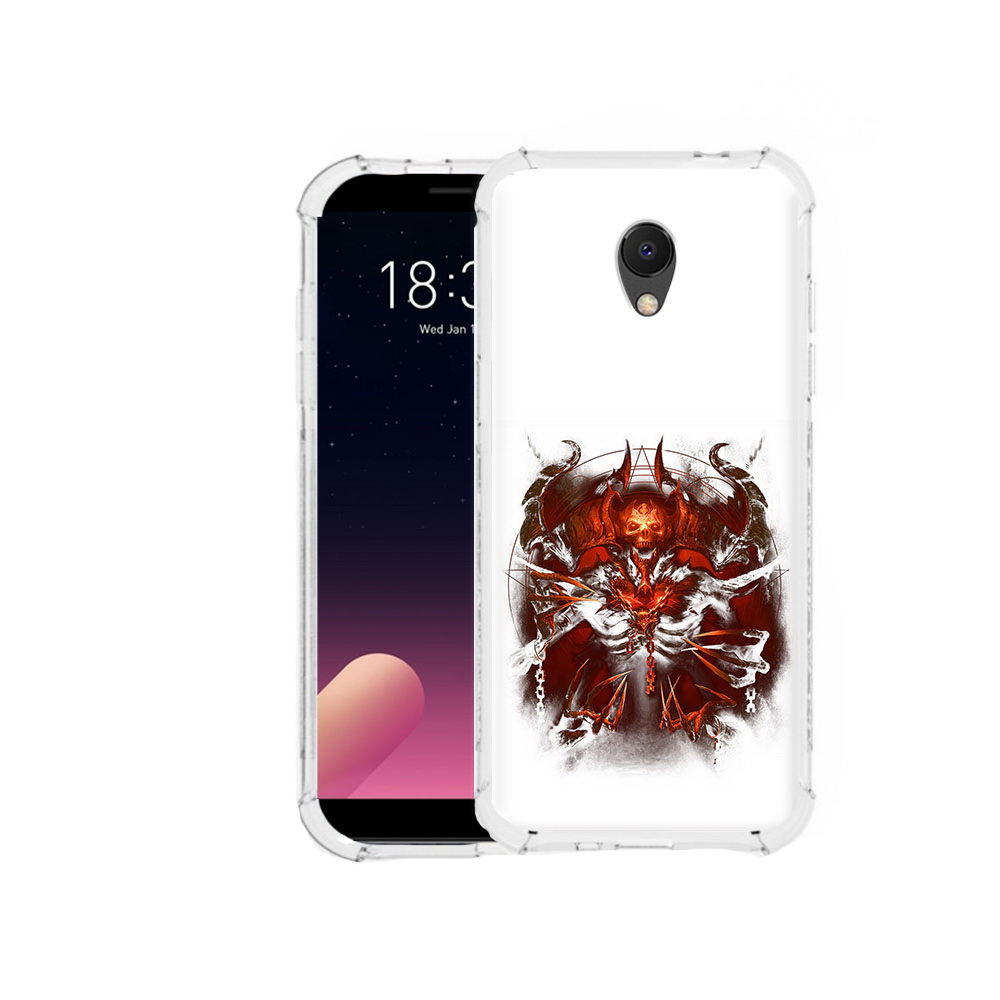 

Чехол MyPads Tocco для Meizu M6S яркий демон, Прозрачный, Tocco