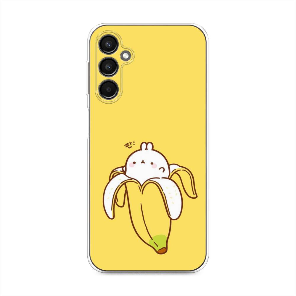 

Чехол Awog на Samsung Galaxy A24 "Зайчик-бананчик", Желтый;белый, 2108050-2