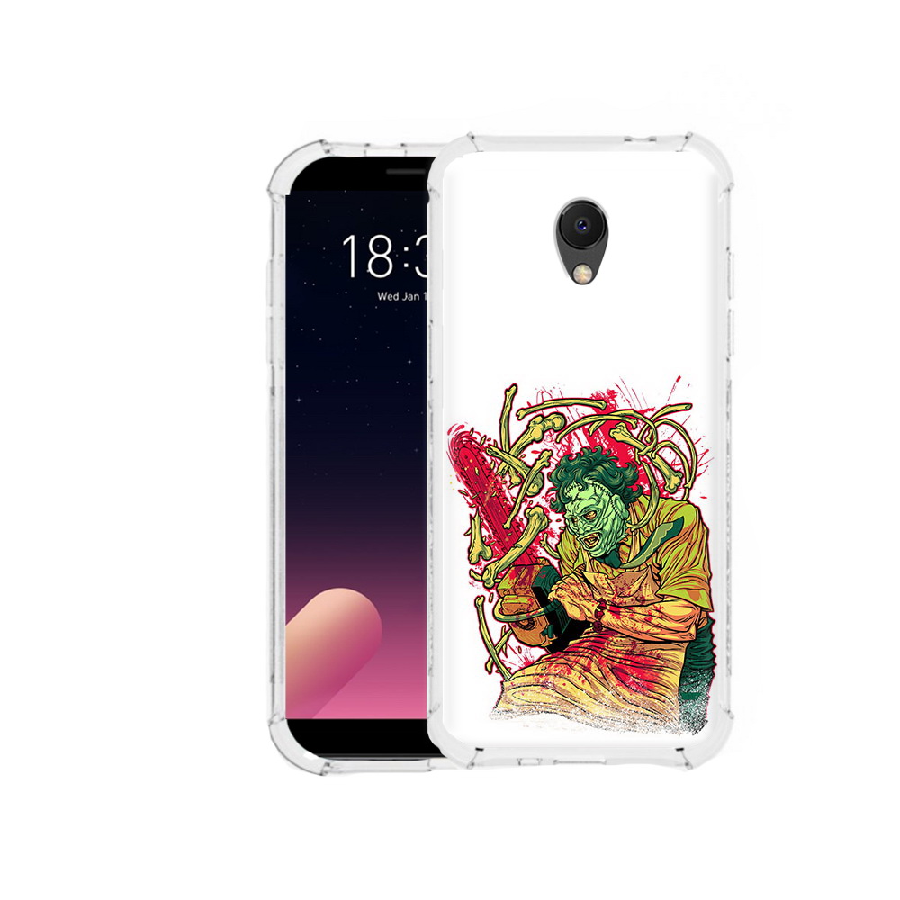 

Чехол MyPads Tocco для Meizu M6S яркий мясник, Прозрачный, Tocco
