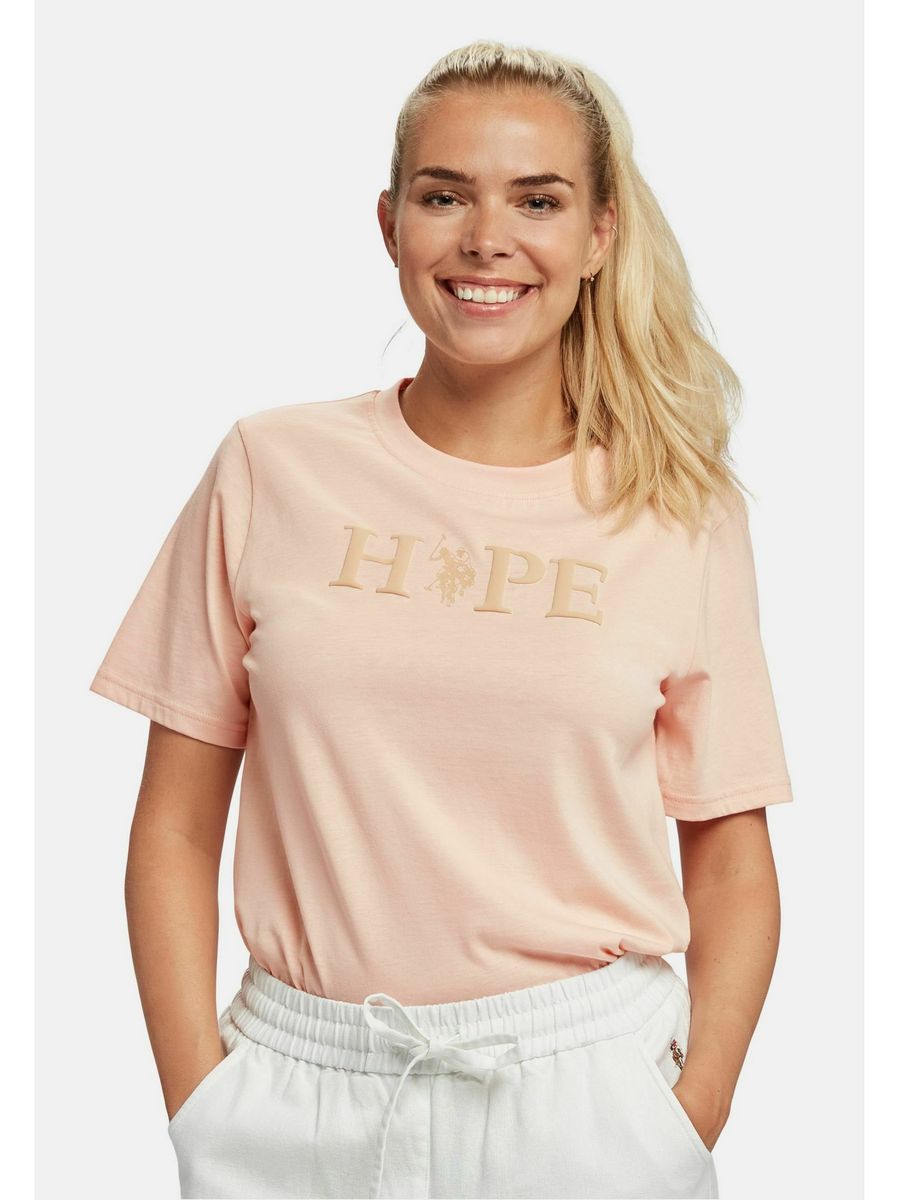 

Футболка женская U.S. POLO Assn. US221D01C-H11 розовая XS, Розовый, US221D01C-H11