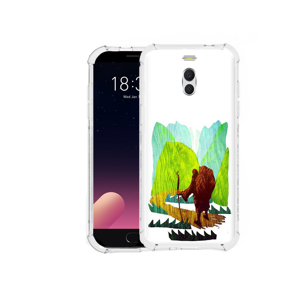 

Чехол MyPads Tocco для Meizu M6 Note Лесная тропа, Прозрачный, Tocco