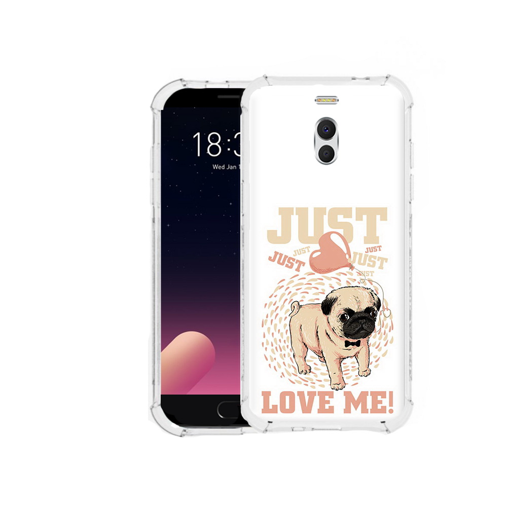 

Чехол MyPads Tocco для Meizu M6 Note Люби меня, Прозрачный, Tocco