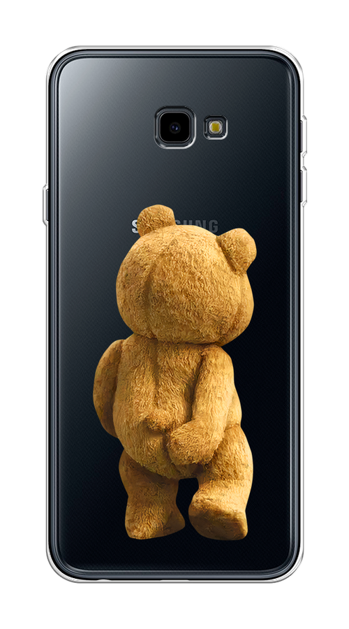 

Чехол на Samsung Galaxy J4 Plus 2018 "Медвежья спина", Коричневый;прозрачный, 26850-1