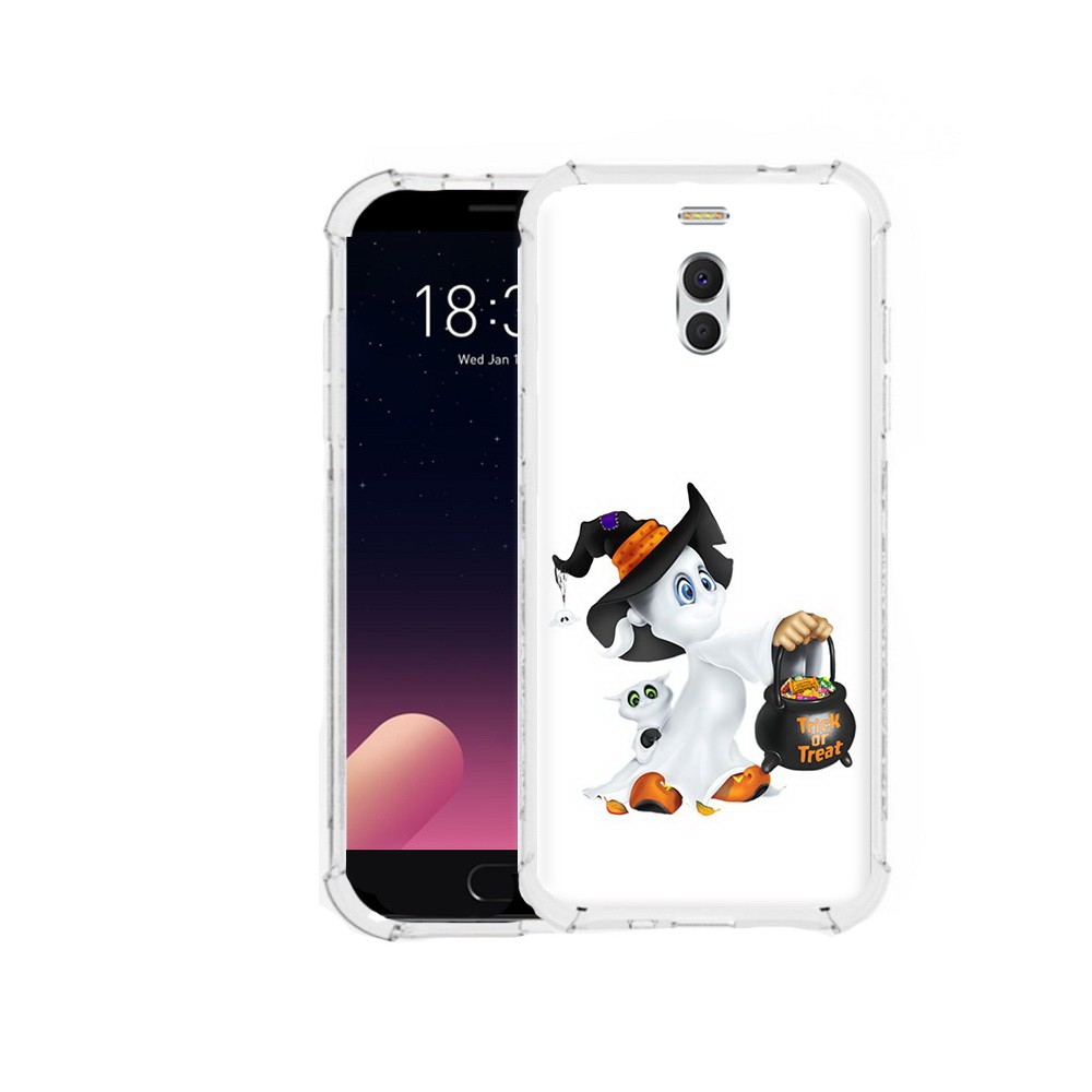 

Чехол MyPads Tocco для Meizu M6 Note Маленький призрак, Прозрачный, Tocco
