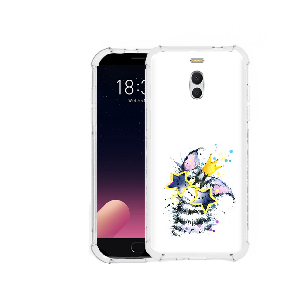 

Чехол MyPads Tocco для Meizu M6 Note Мартовский Нуся, Прозрачный, Tocco