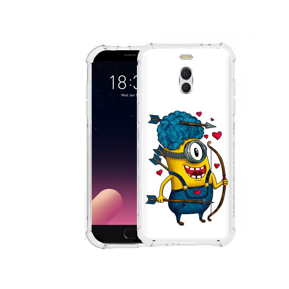 

Чехол MyPads Tocco для Meizu M6 Note Миньон купидон, Прозрачный, Tocco