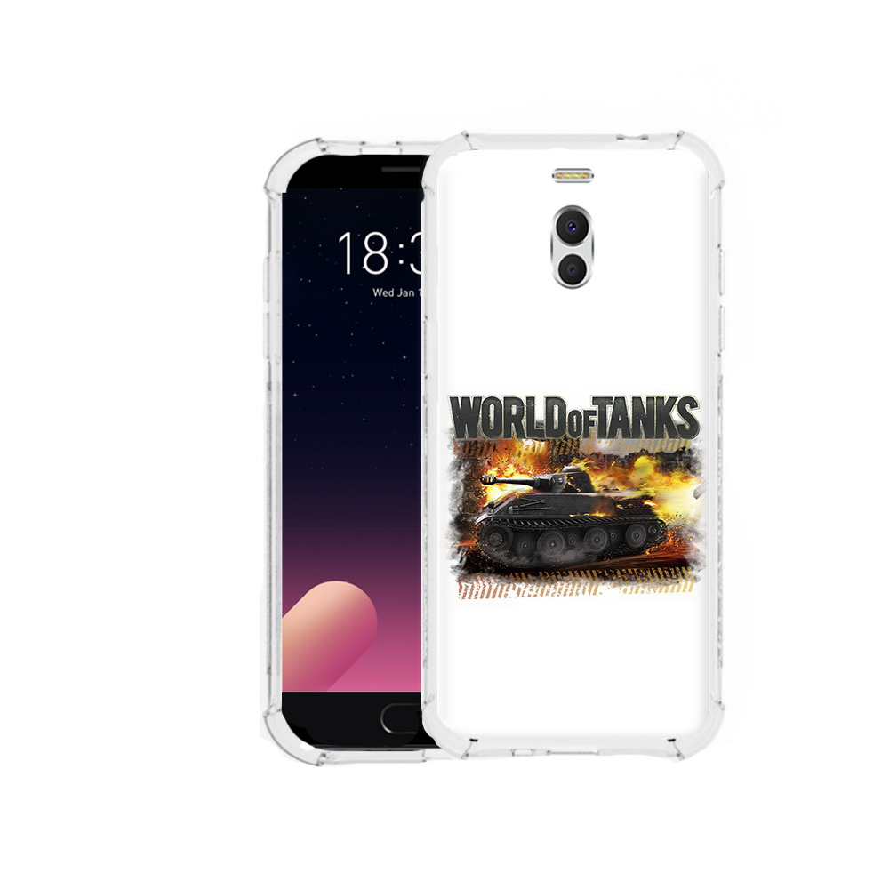 

Чехол MyPads Tocco для Meizu M6 Note Мир танков-2, Прозрачный, Tocco