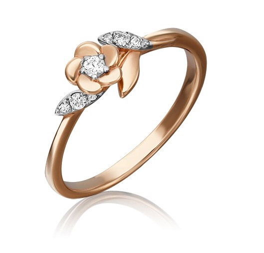 

Кольцо из золота р. 17,5 PLATINA jewelry 01-4694-00-501-1110-38, фианит, 01-4694-00-501-1110-38