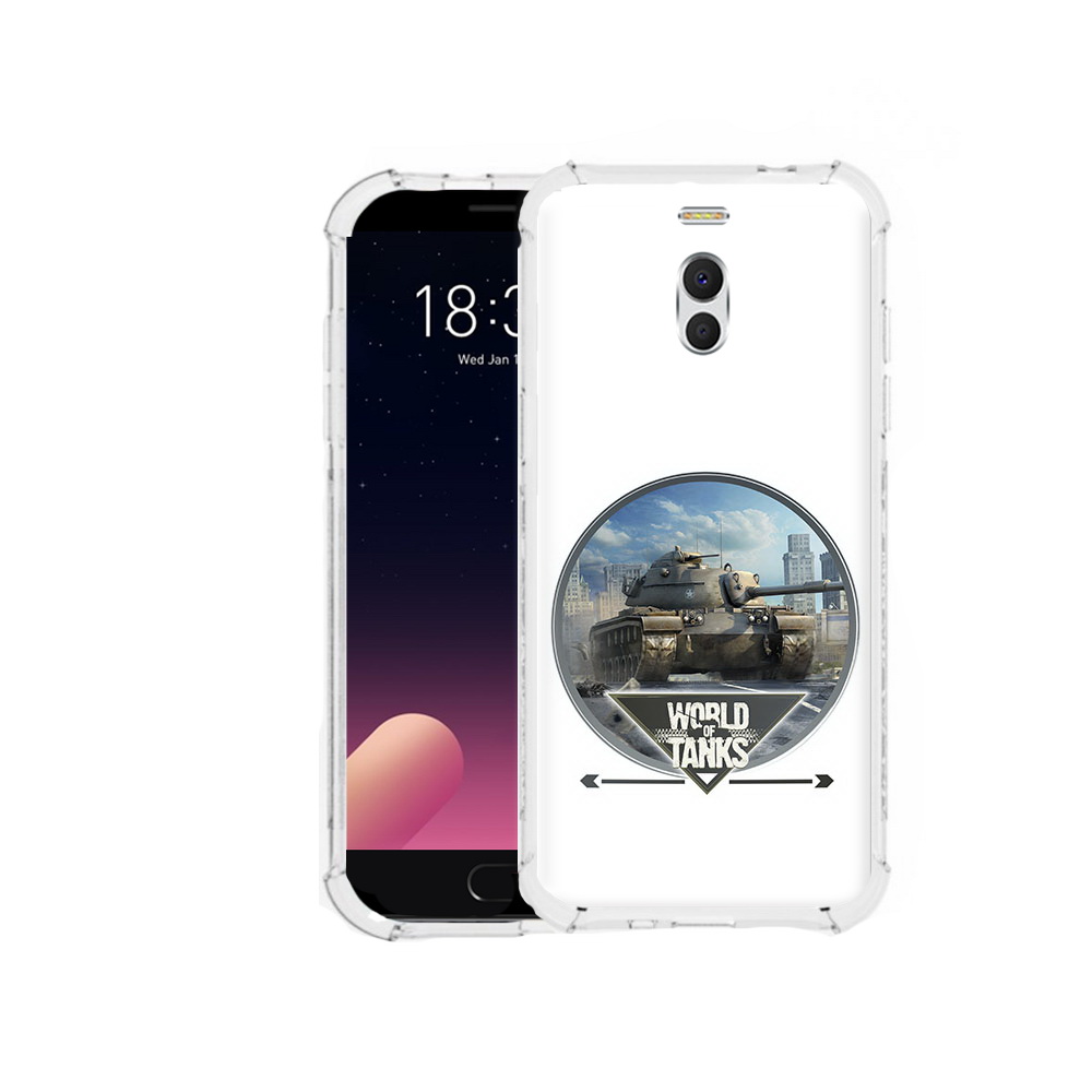 

Чехол MyPads Tocco для Meizu M6 Note Мир танков, Прозрачный, Tocco