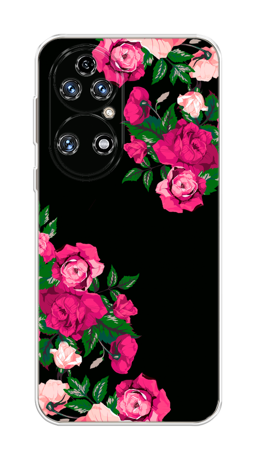 

Чехол на Huawei P50 "Розы фуксия", Черный;розовый;зеленый, 6104950-1