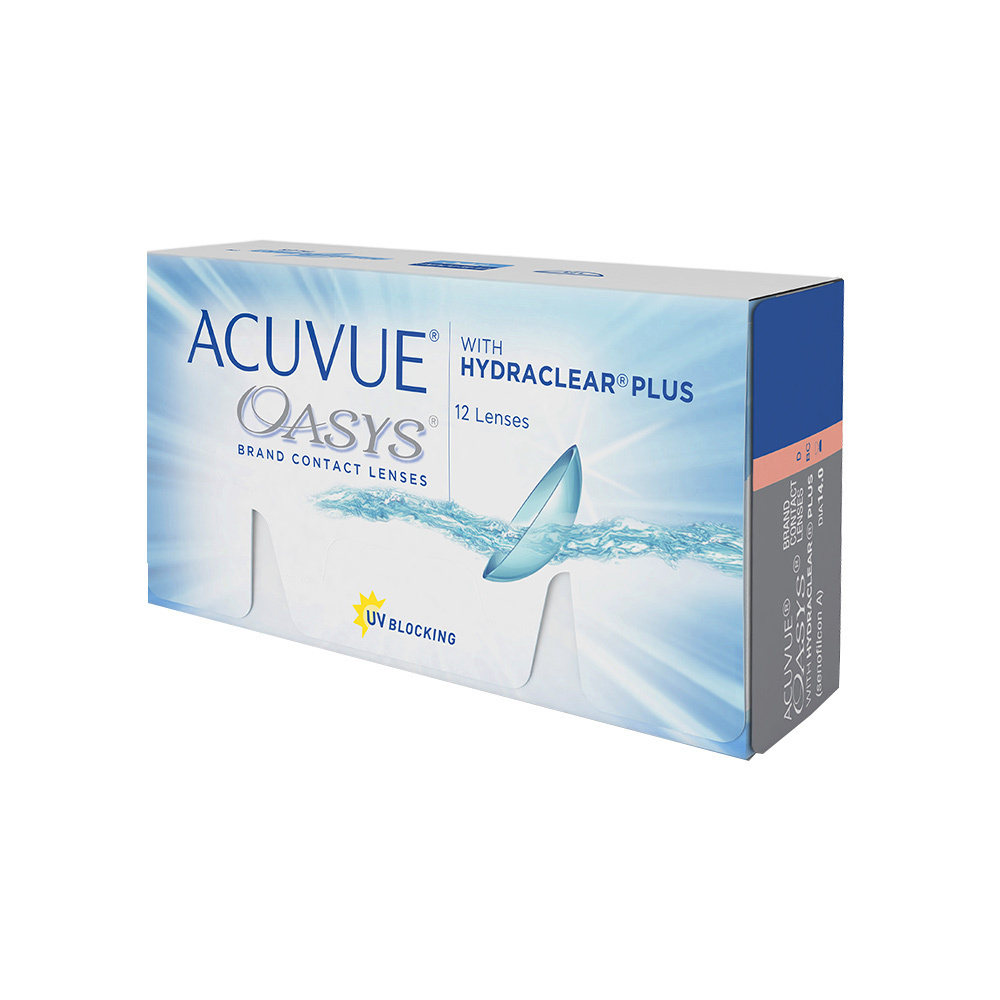 

Контактные линзы acuvue oasys with hydraclear plus 12 шт. R 8,4 -3,00, OASYS with Hydraclear Plus