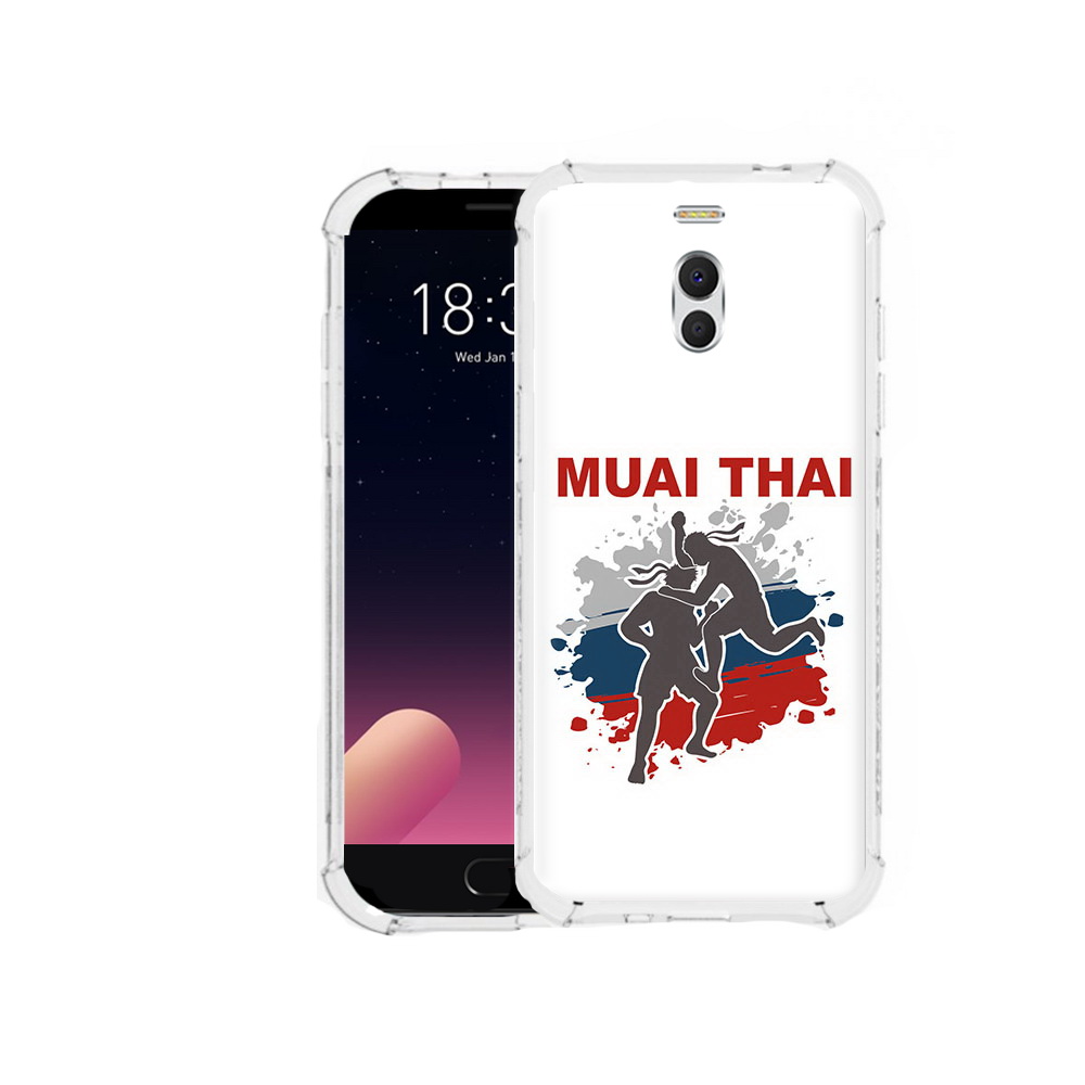 

Чехол MyPads Tocco для Meizu M6 Note Муайтай, Прозрачный, Tocco