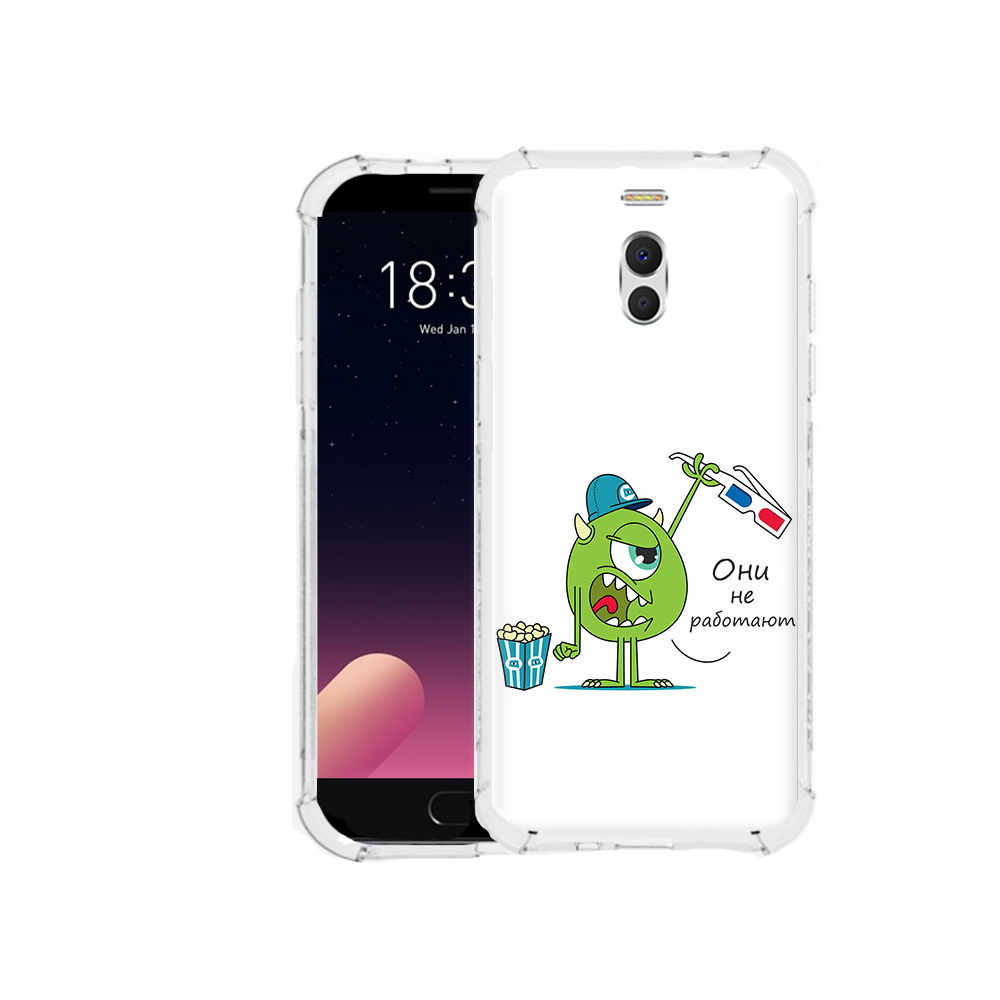 

Чехол MyPads Tocco для Meizu M6 Note Очки не работают, Прозрачный, Tocco