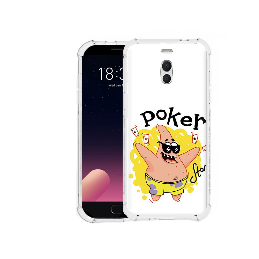 

Чехол MyPads Tocco для Meizu M6 Note Патрик, Прозрачный, Tocco
