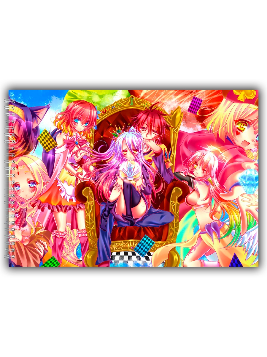 

Альбом для рисования DRABS Нет игры - нет жизни, no game no Life