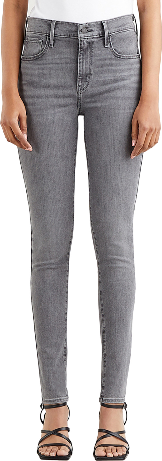 

Джинсы женские Levi's Women 720 High Rise Super Skinny Jeans серые 27/32, Серый, Women 720 High Rise Super Skinny Jeans