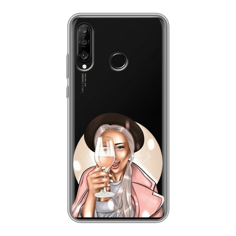

Прозрачный чехол на Хуавей Р30 лайт / Huawei P30 lite