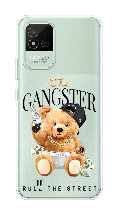 

Чехол на Realme Narzo 50i "The Gangster", Бежевый;серый;черный, 2510050-6