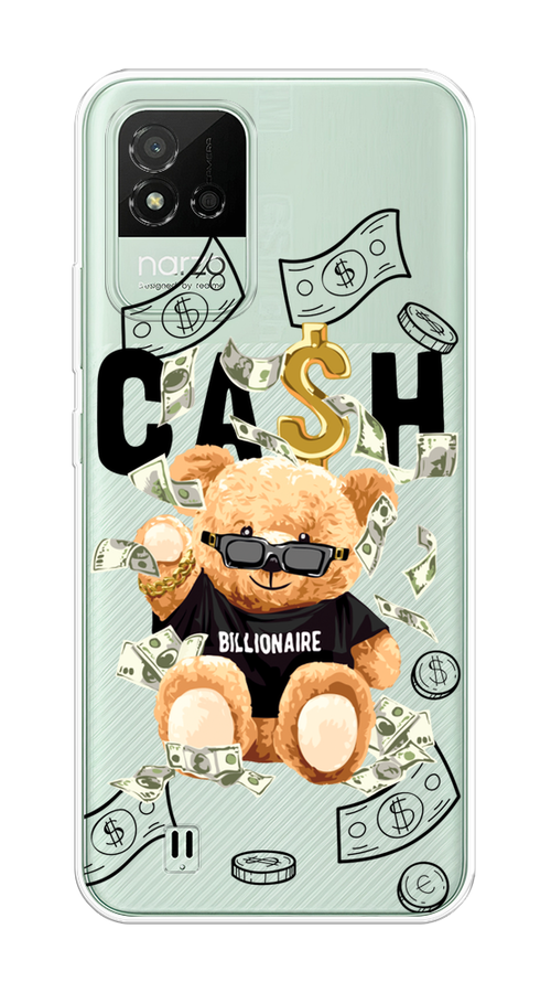 

Чехол на Realme Narzo 50i Big cash, Черный;серый;бежевый, 2510050-6