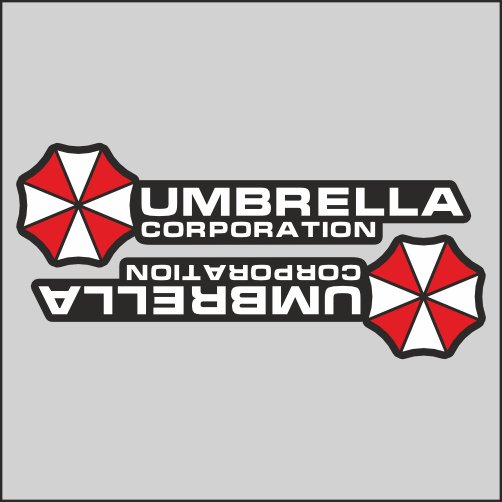 

Наклейка Наклейки за Копейки на авто - Umbrella Зонтик Эмблема 20x5см