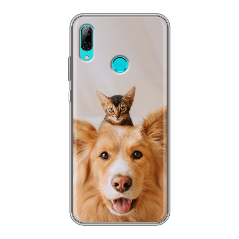 фото Чехол на хуавей п смарт 2019 / huawei p smart 2019 с рисунком и защитой камеры 100gadgets