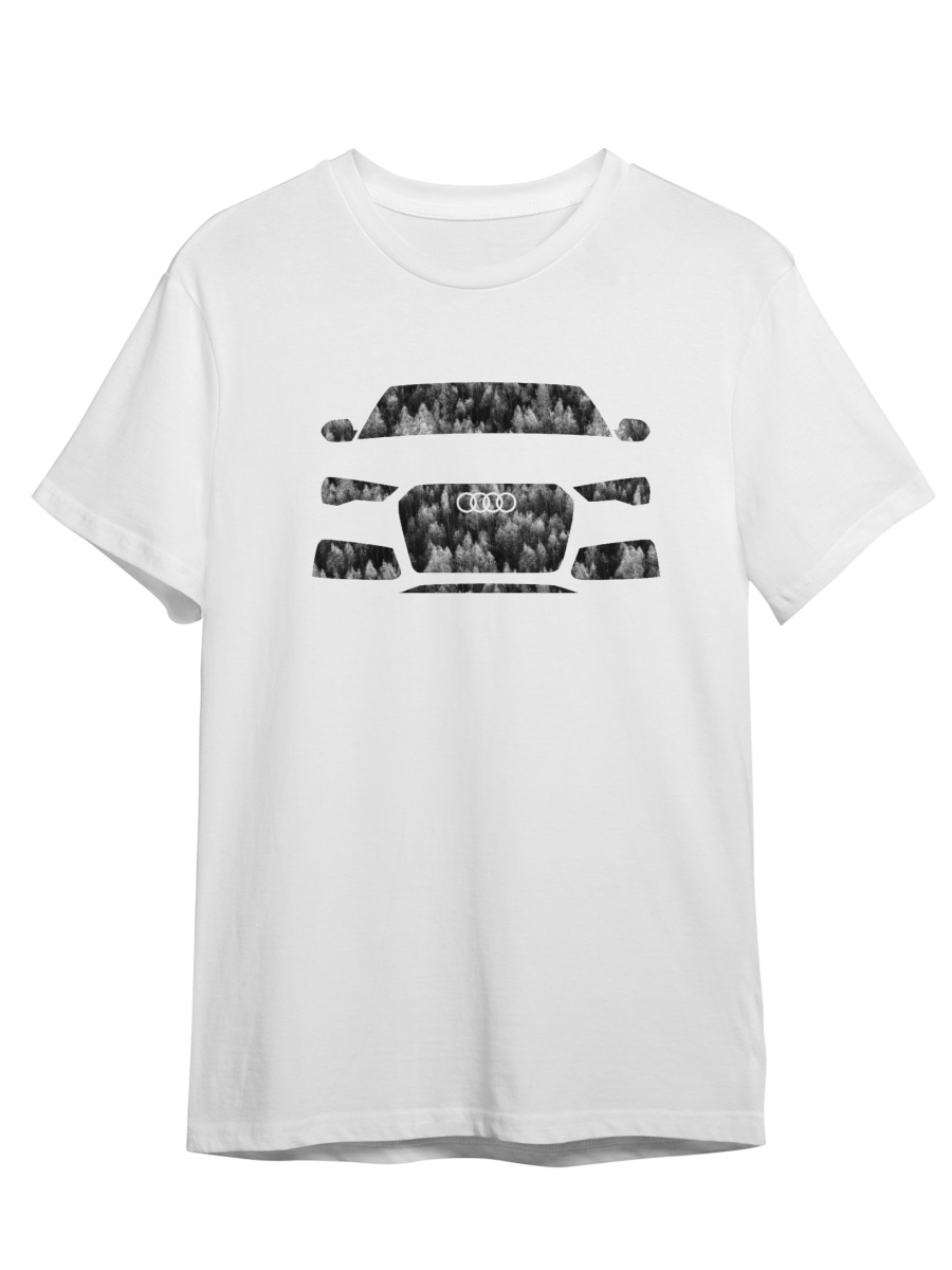 

Футболка унисекс СувенирShop Audi/Ауди 12 белая 3XL (56-58), "Audi/Ауди" 12
