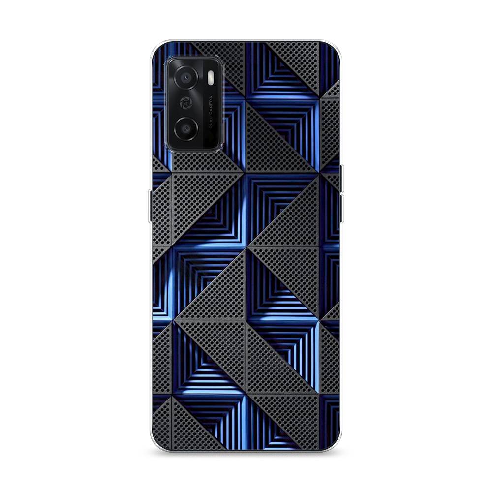 

Чехол на Oppo A55s 5G "IBM", Серый;синий, 2510150-3