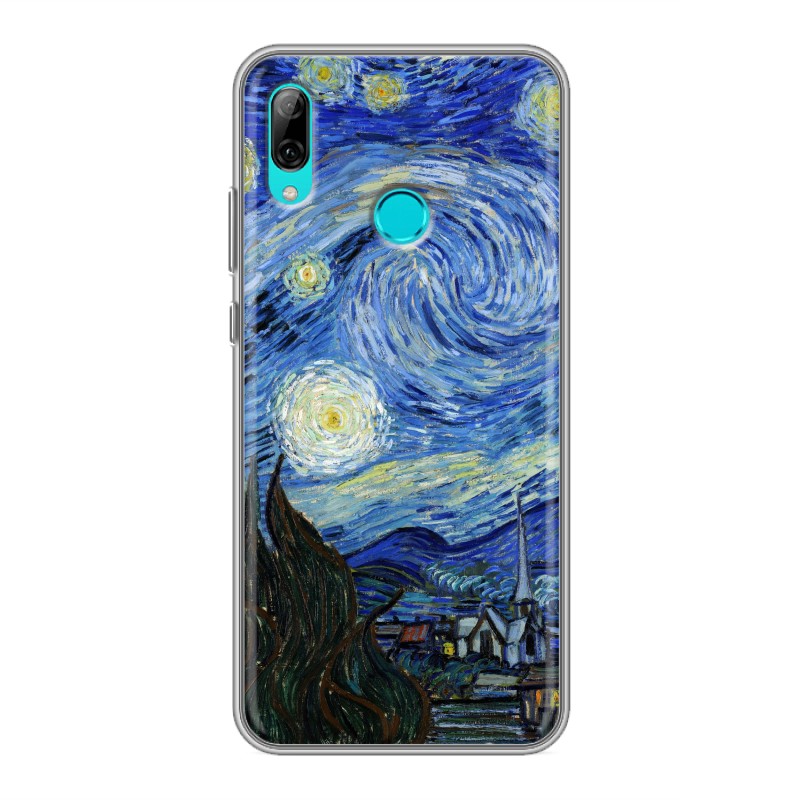 фото Чехол на хуавей п смарт 2019 / huawei p smart 2019 с рисунком и защитой камеры 100gadgets