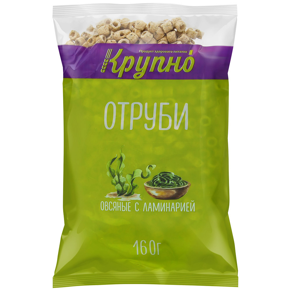 

Отруби Крупно овсяные с ламинарией 160 г