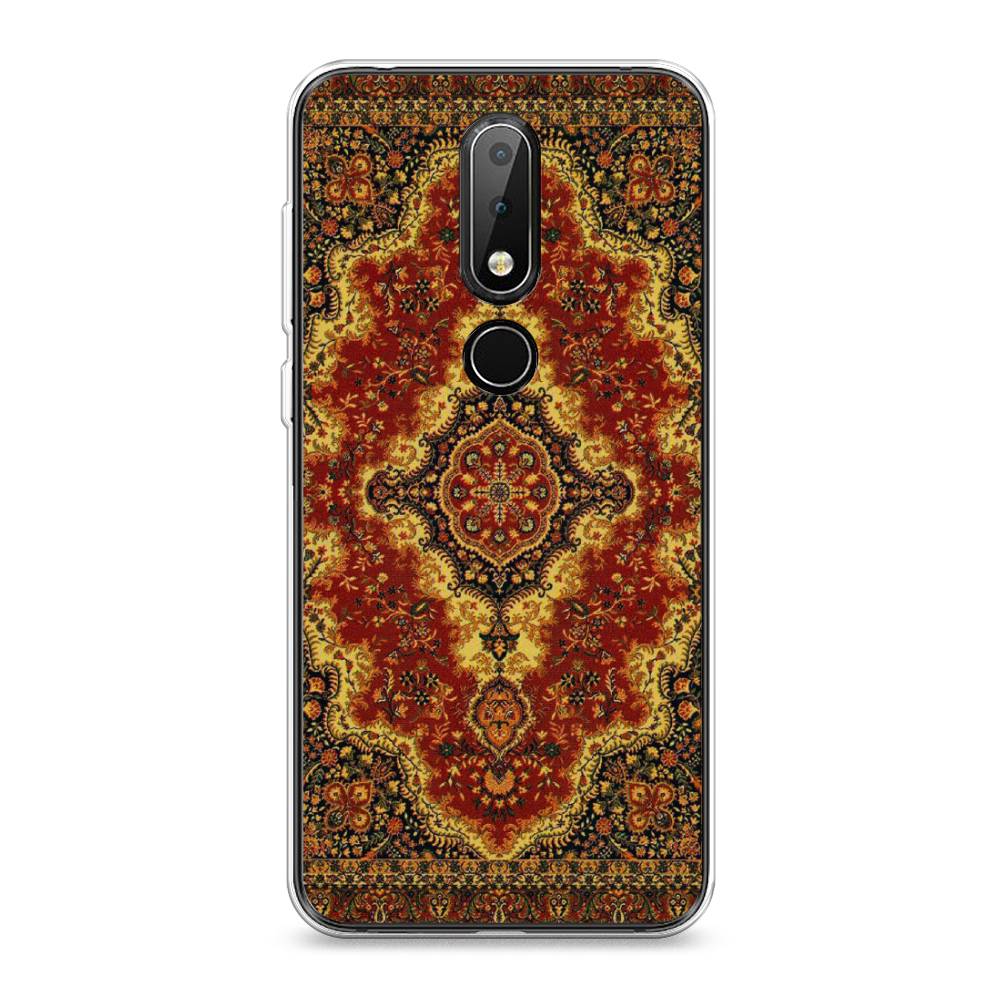 

Чехол на Nokia X6 "Ковер", Коричневый;золотистый;красный, 121450-3