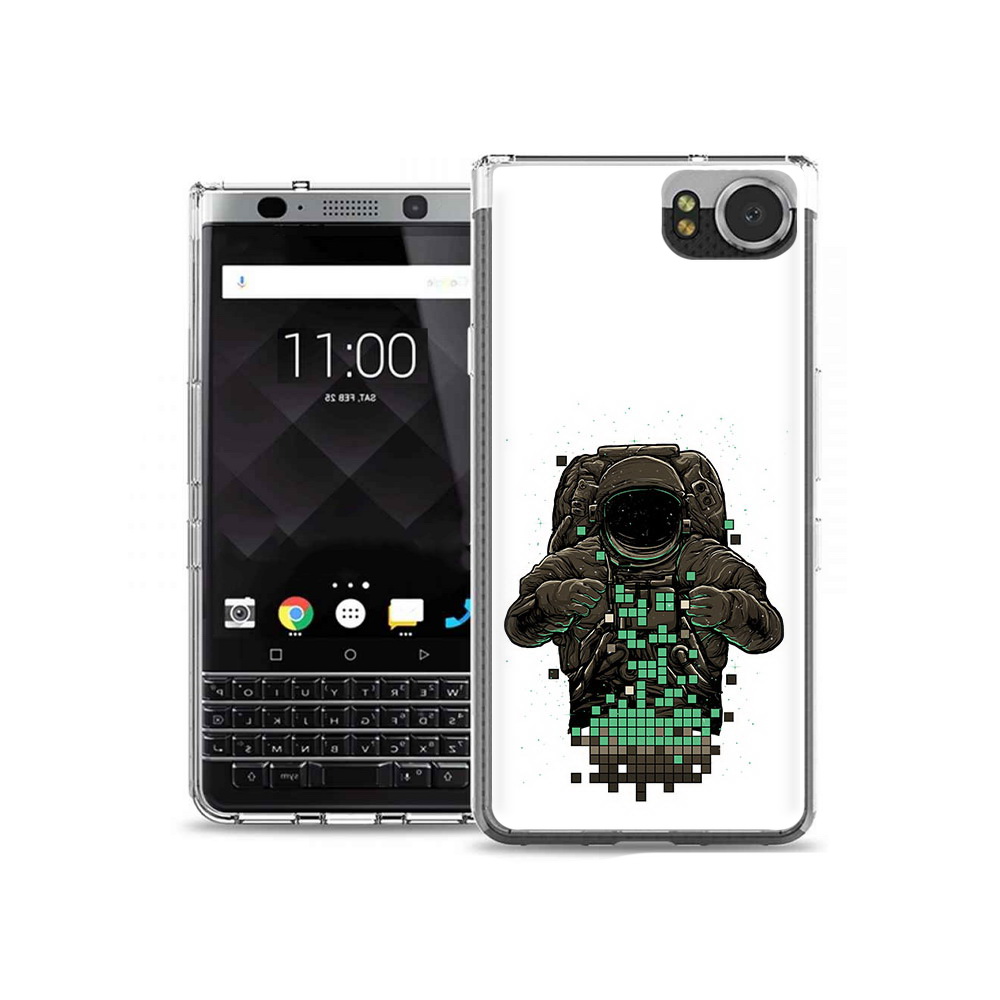 

Чехол MyPads Tocco для BlackBerry KeyOne космонавт с пикселями, Tocco