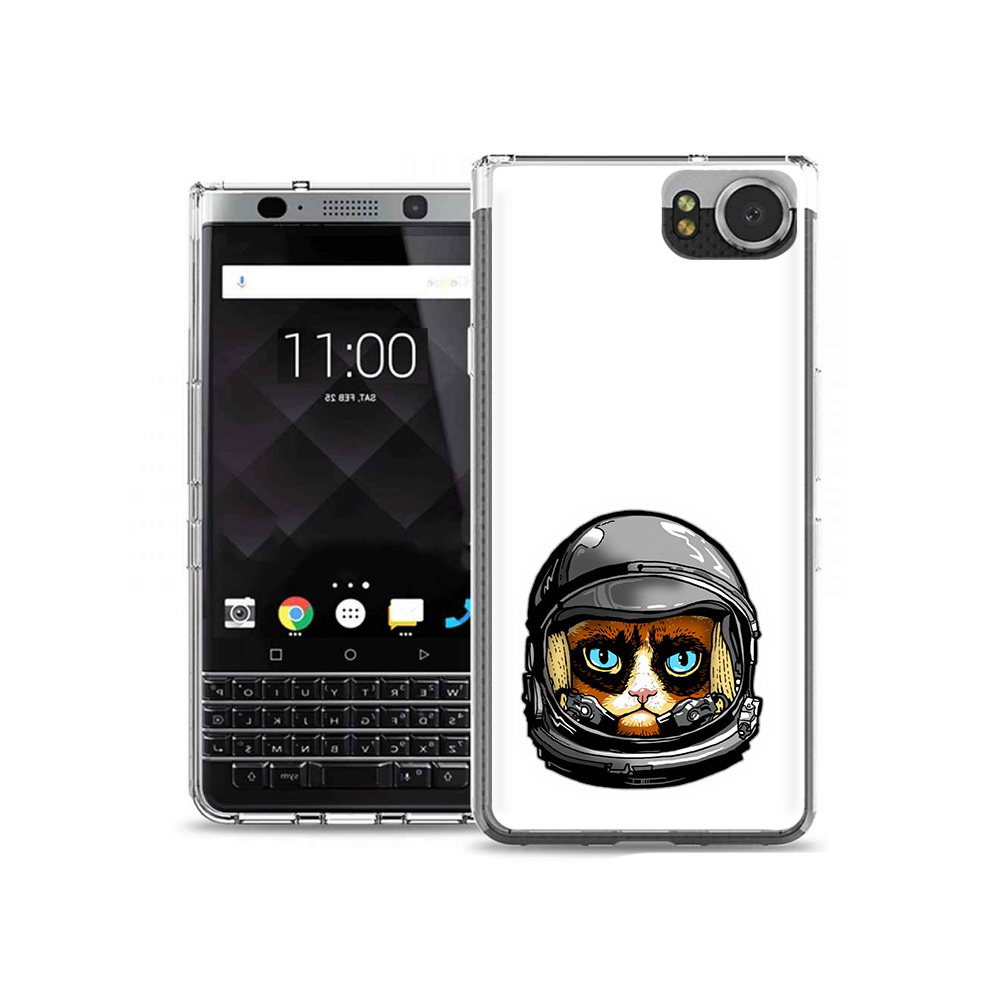 

Чехол MyPads Tocco для BlackBerry KeyOne кот космонавт, Tocco