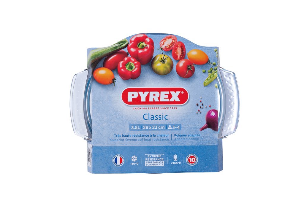 

Кастрюля Pyrex Classic 118A000 для запекания с крышкой 3,5 л