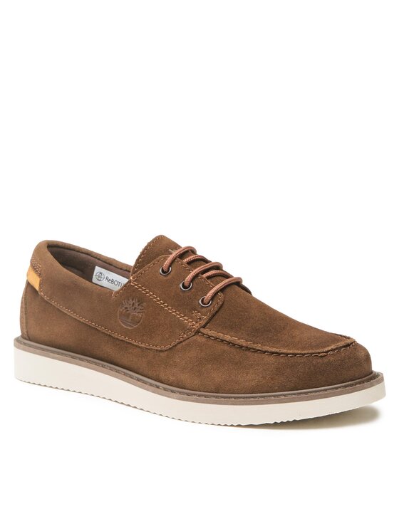 Полуботинки мужские Timberland Newmarket II Lthr Boat TB0A5REM9681 коричневые 46 EU