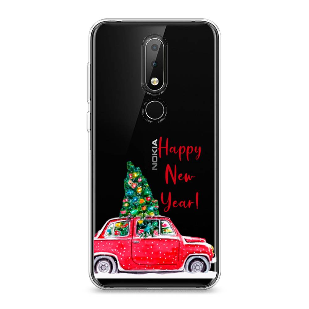 

Чехол на Nokia X6 "Happy New Year", Красный;зеленый, 121450-5