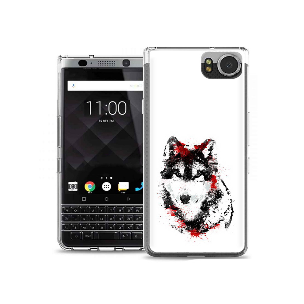 

Чехол MyPads Tocco для BlackBerry KeyOne кровавый волк, Tocco